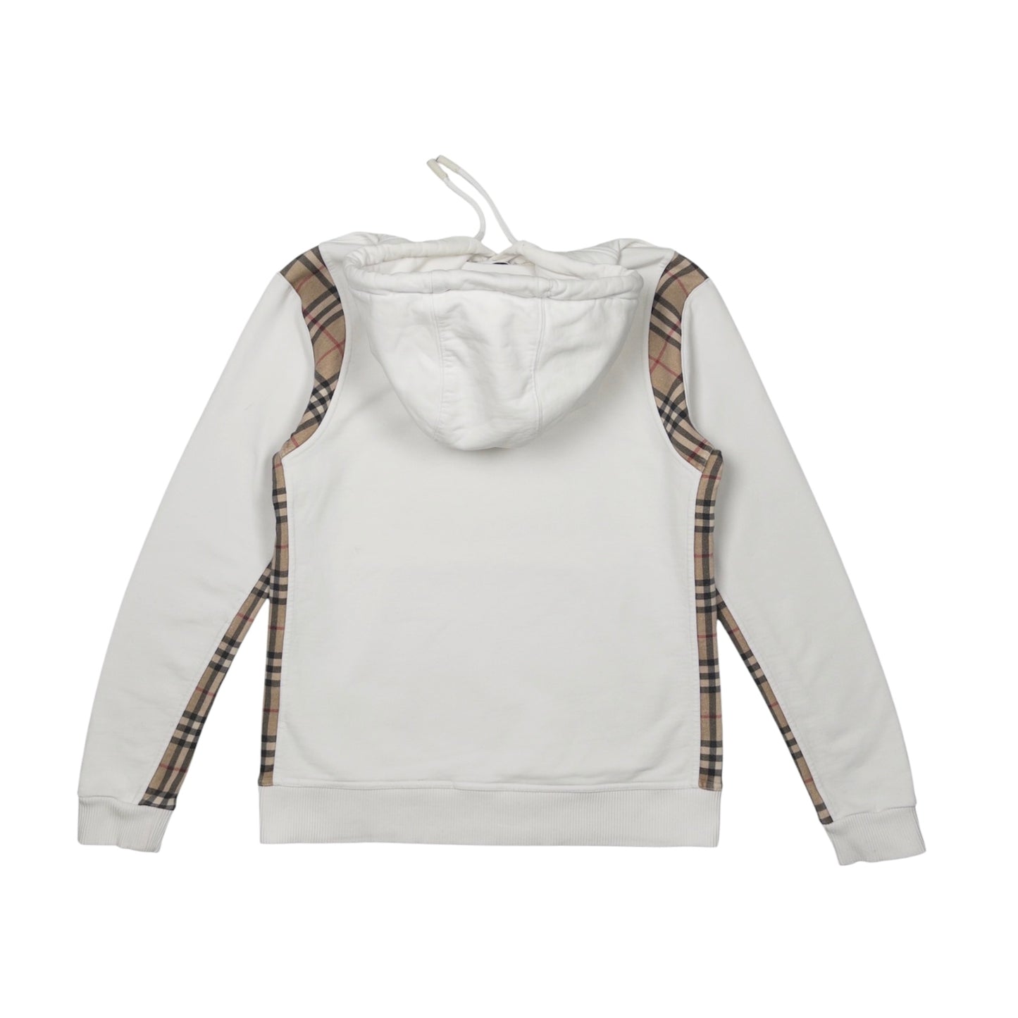 BURBERRY CHECK PANEL HOODIE