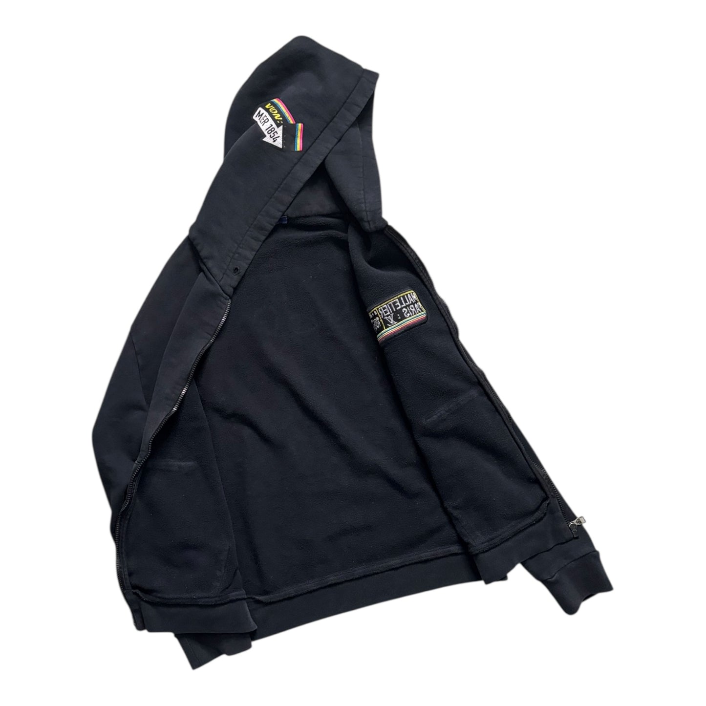 LOUIS VUITTON JAZZ MULTI LOGO ZIP UP HOODIE