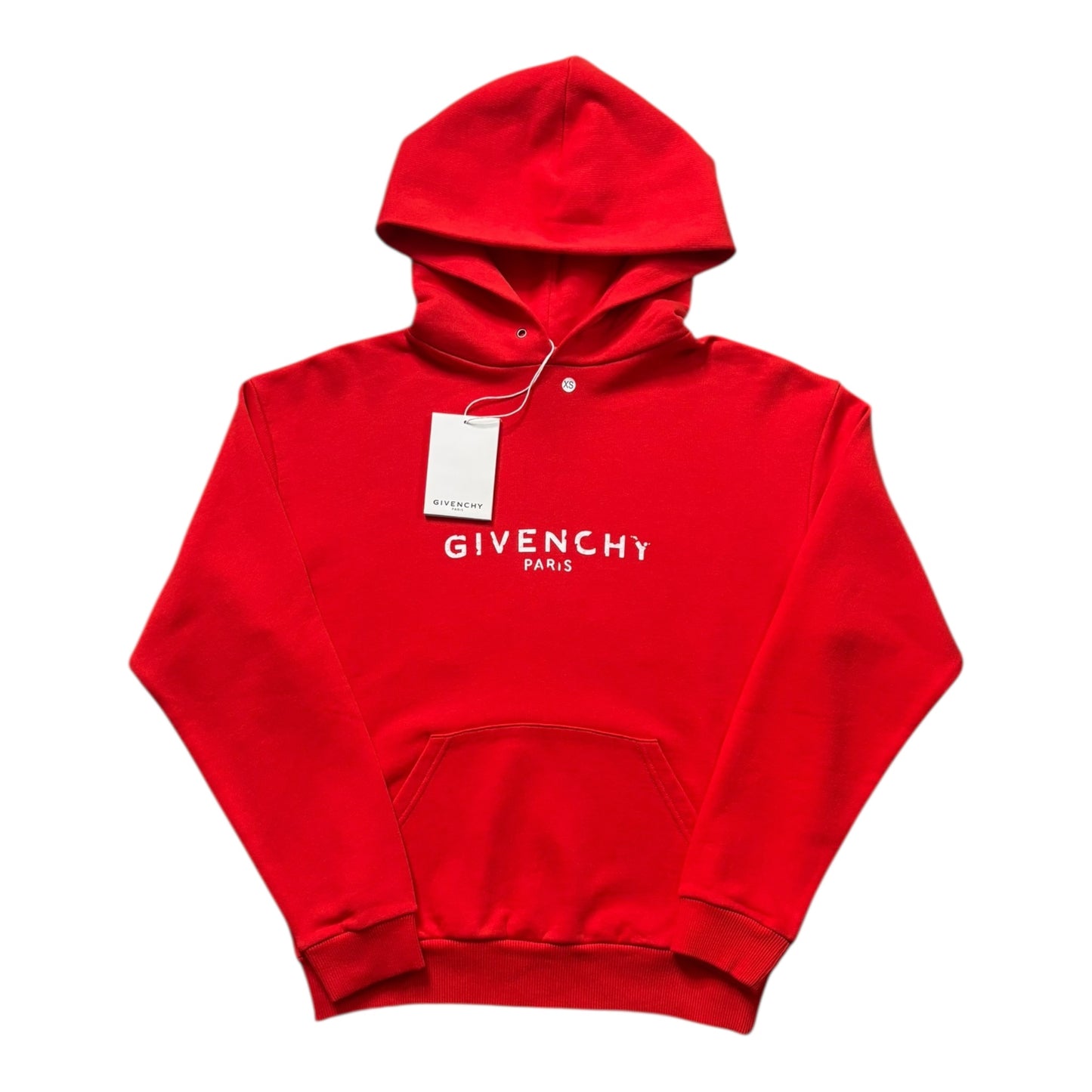 GIVENCHY DESTROYED LOGO HOODIE