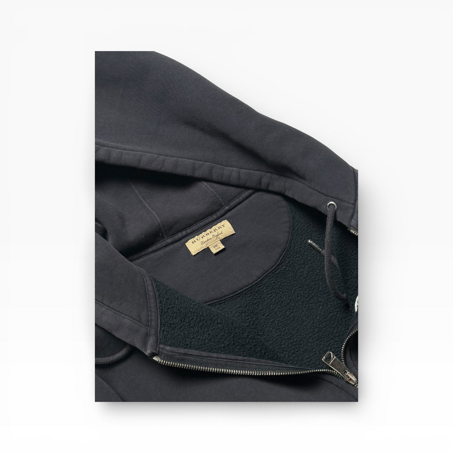 BURBERRY ZIP UP HOODIE