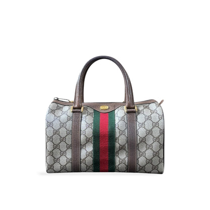 GUCCI GG SUPREME SHERRY LINE HAND BAG