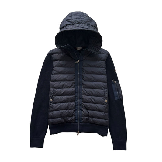 MONCLER HOODED CARDIGAN