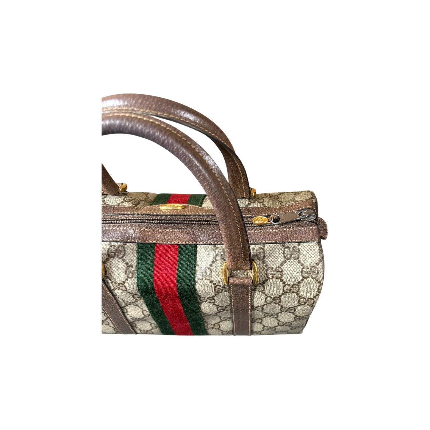 GUCCI GG SUPREME SHERRY LINE HAND BAG