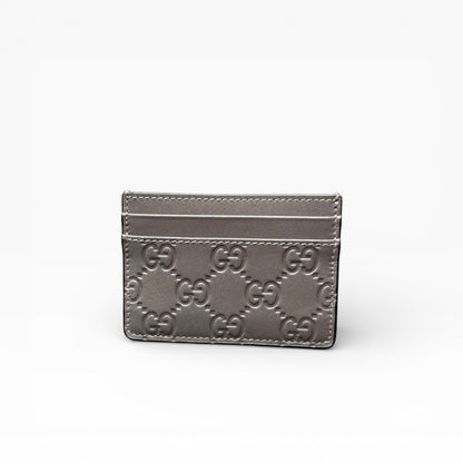 GUCCI GG EMBLEM CARD HOLDER
