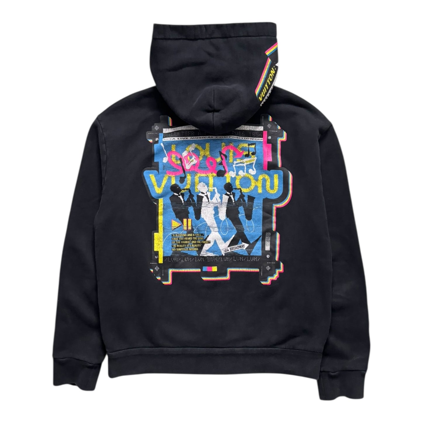 LOUIS VUITTON JAZZ MULTI LOGO ZIP UP HOODIE