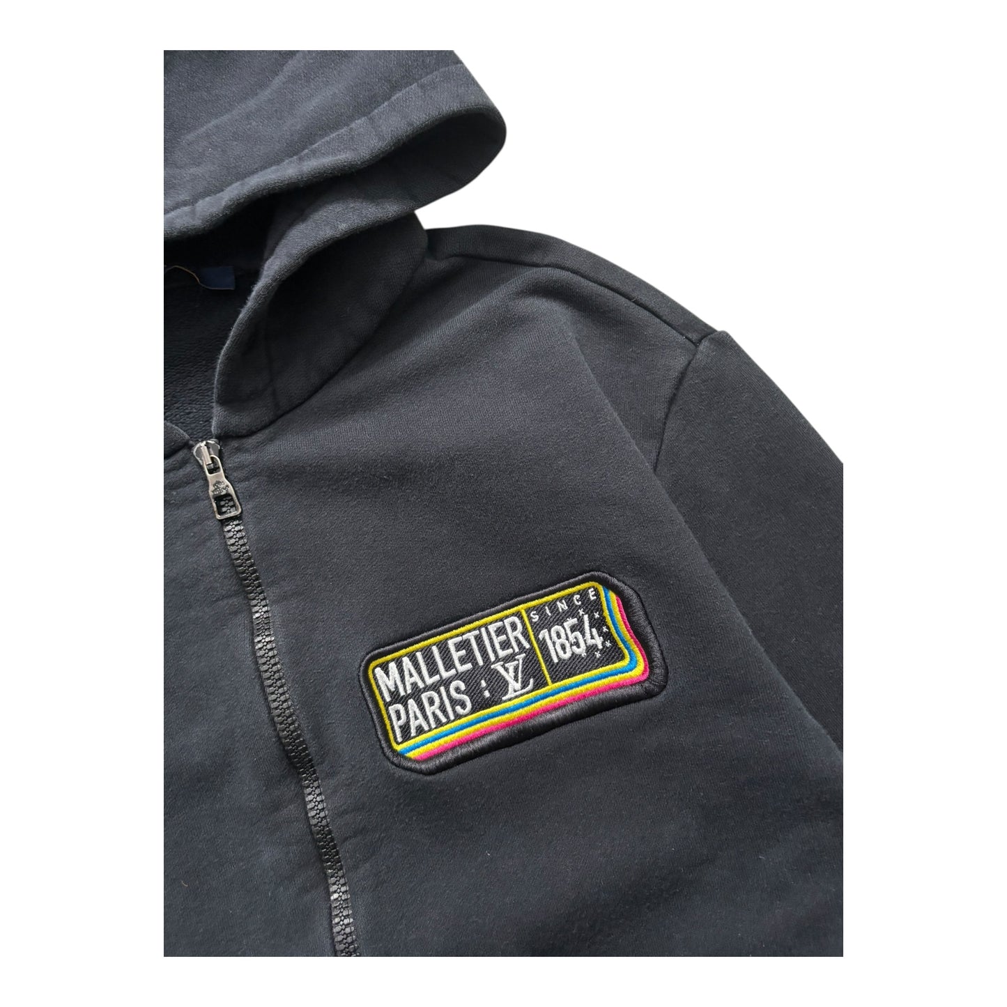 LOUIS VUITTON JAZZ MULTI LOGO ZIP UP HOODIE