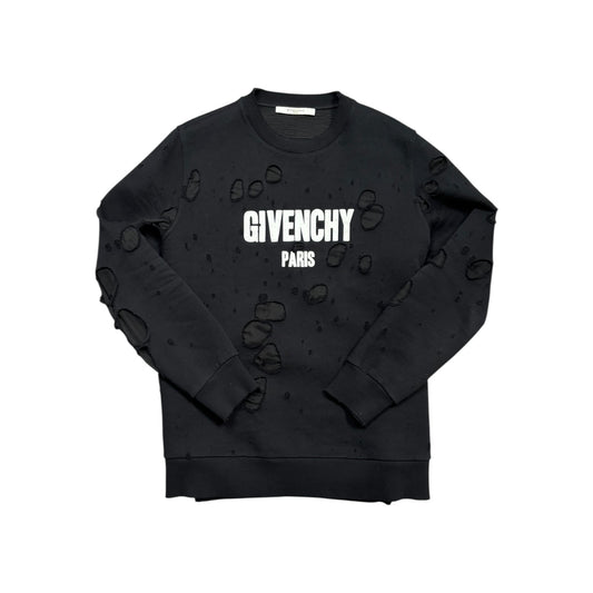 GIVENCHY DISTRESSED SWEATSHIRT