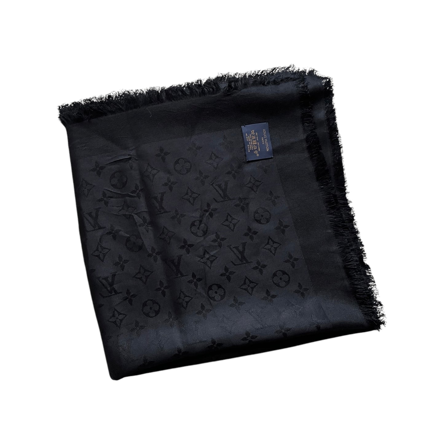 LOUIS VUITTON MONOGRAM SILK SHAWL SCARF