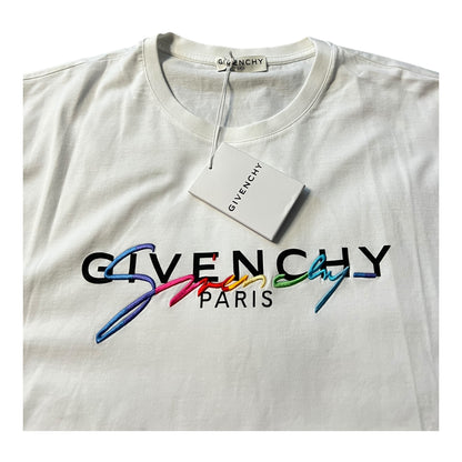 GIVENCHY PARIS RAINBOW T-SHIRT