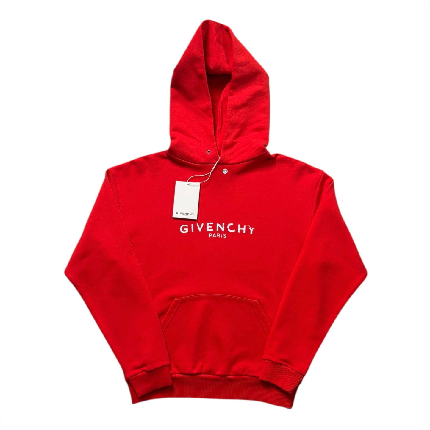 GIVENCHY DESTROYED LOGO HOODIE