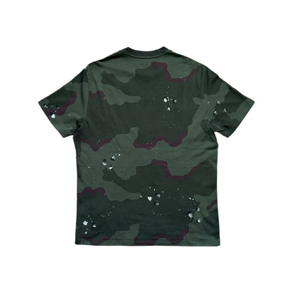AMIRI PAINT SPLATTERED CAMO T-SHIRT