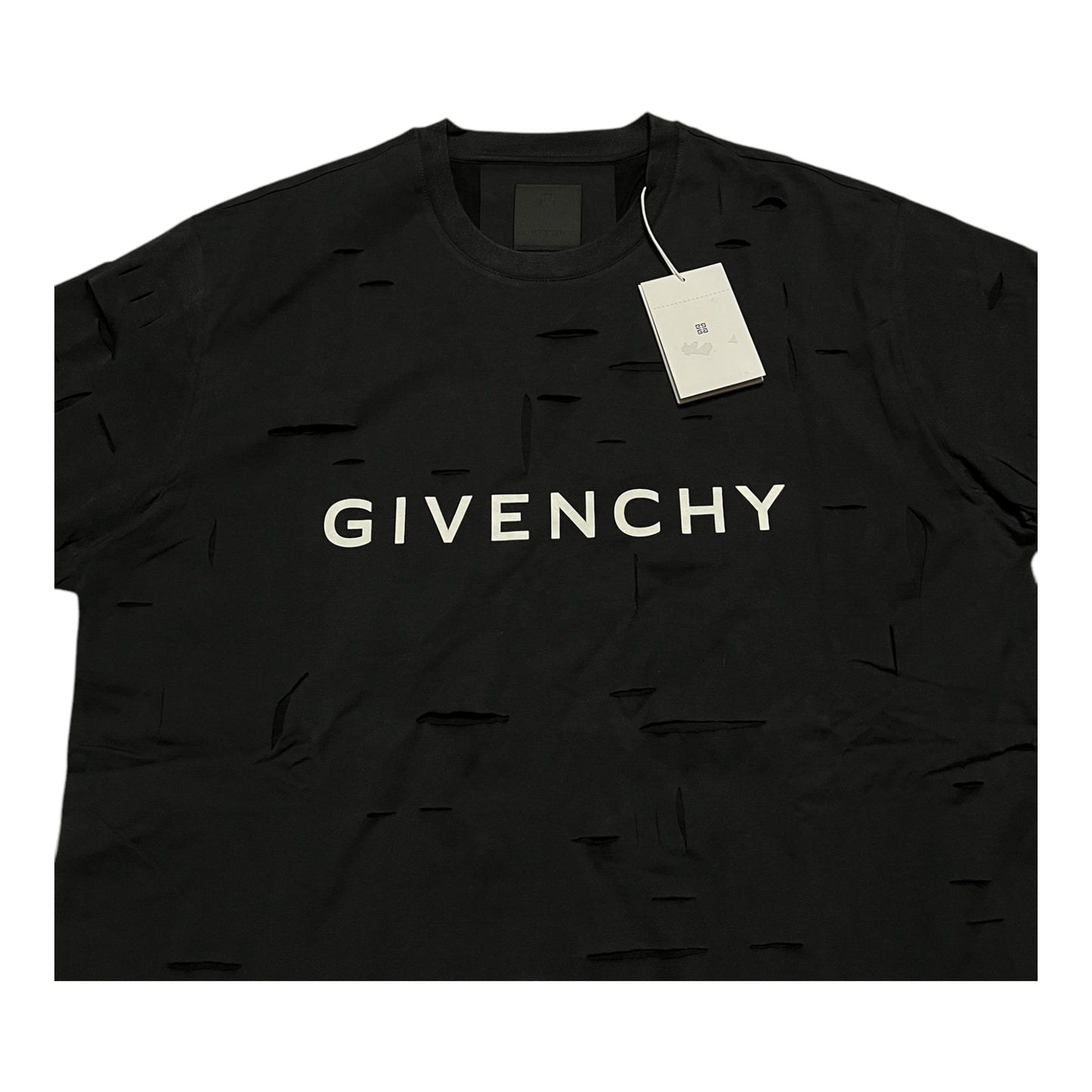 GIVENCHY RIPPED T-SHIRT