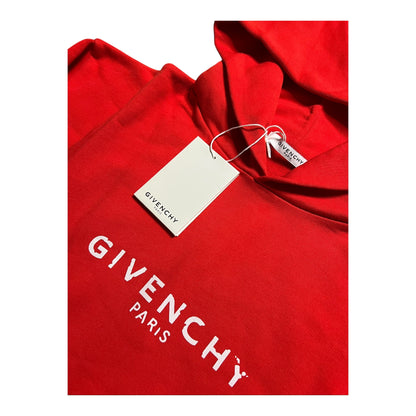 GIVENCHY DESTROYED LOGO HOODIE