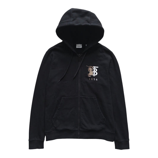 BURBERRY ZIP UP HOODIE