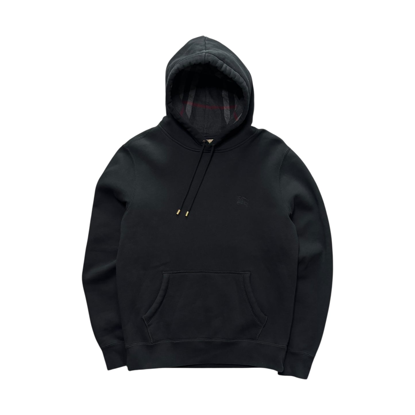 BURBERRY CHECK PULL OVER HOODIE
