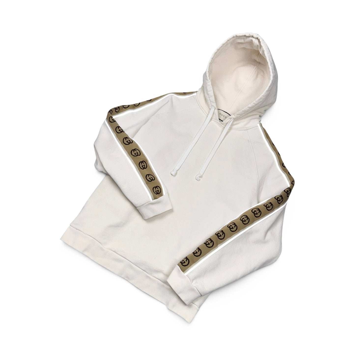 GUCCI GG MONOGRAM SLEEVE HOODIE