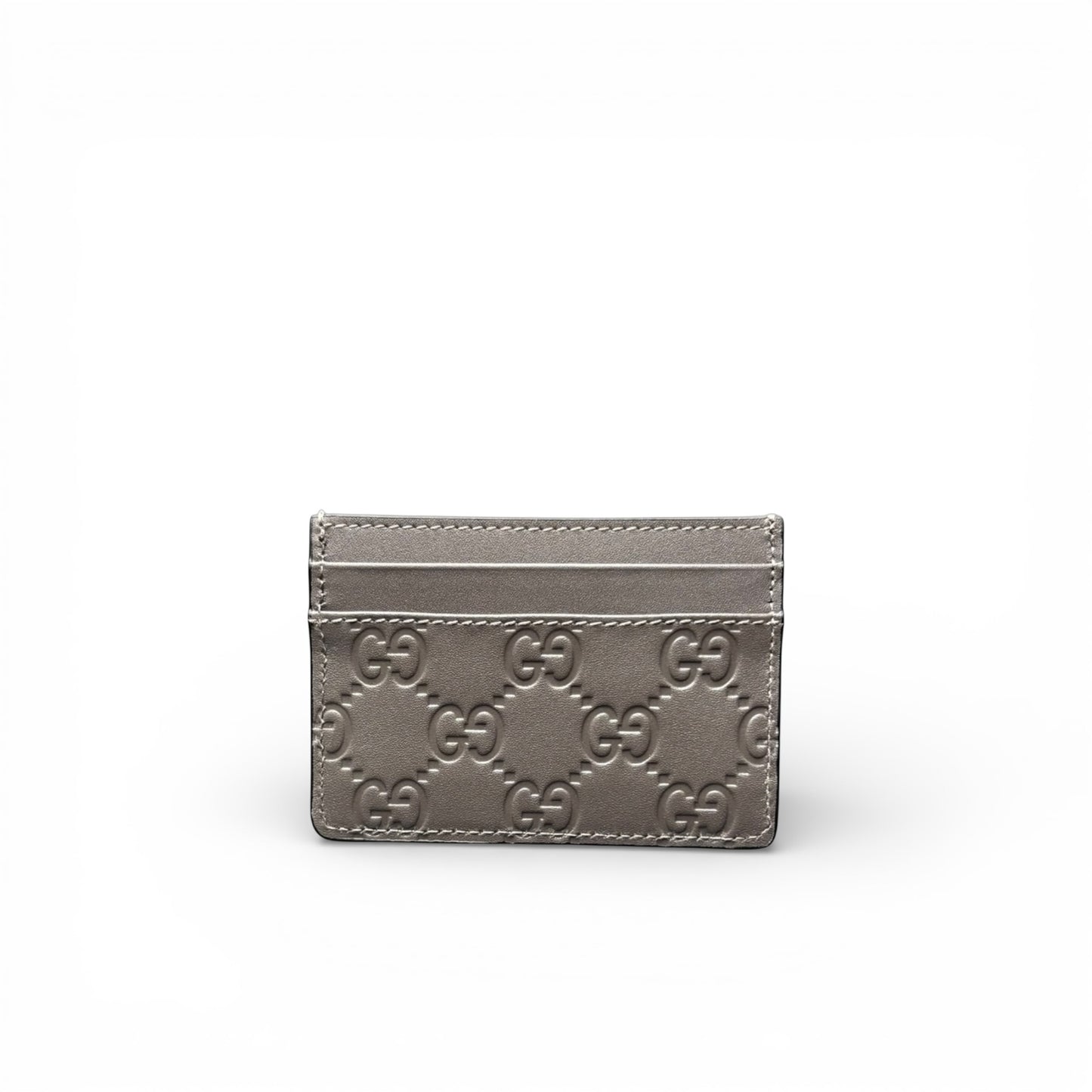 GUCCI GG EMBLEM CARD HOLDER