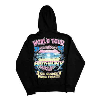 GIVENCHY WORLD TOUR ZIP UP HOODIE