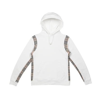 BURBERRY CHECK PANEL HOODIE