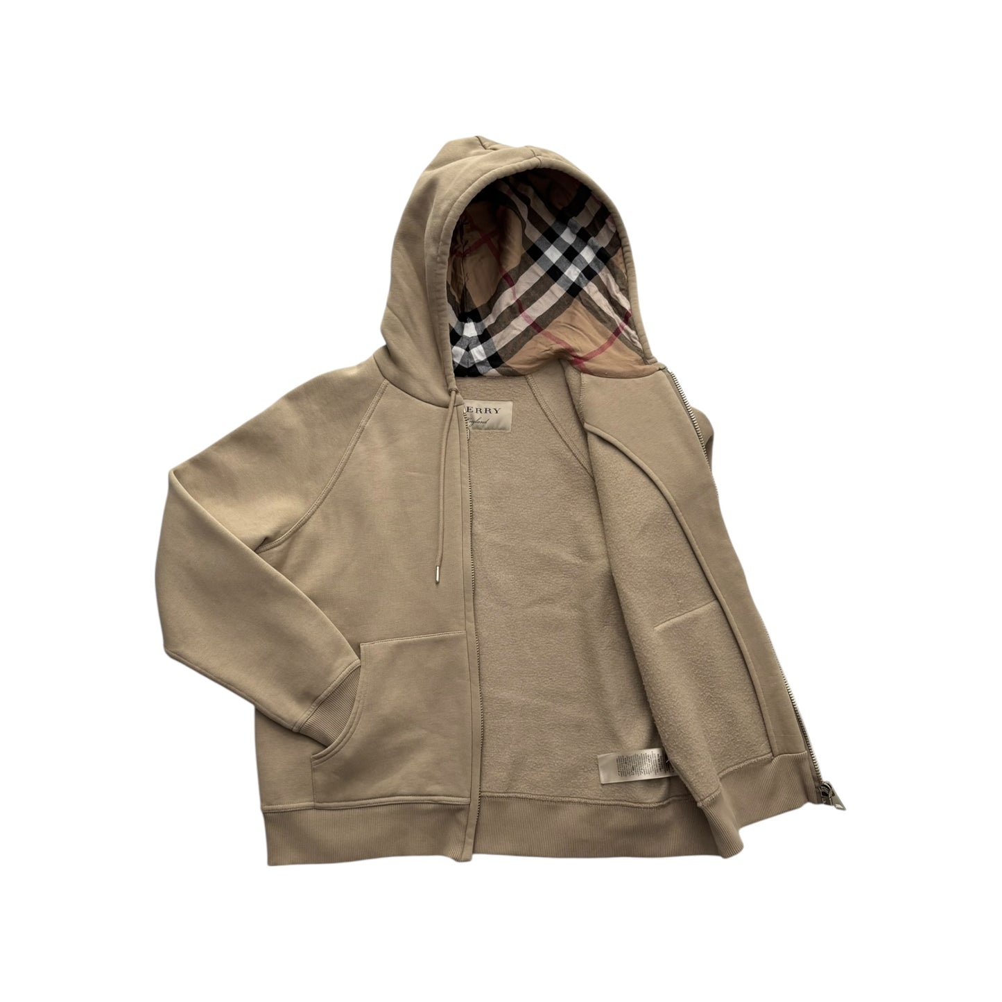 BURBERRY CHECK HOODIE