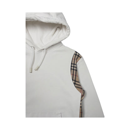 BURBERRY CHECK PANEL HOODIE