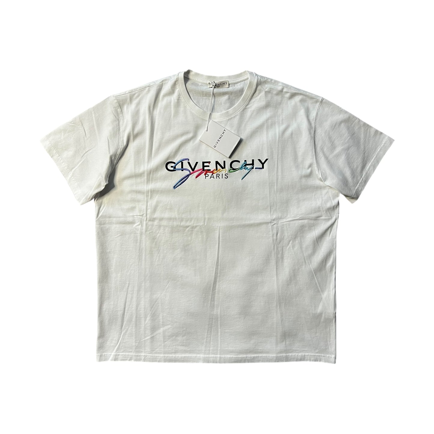 GIVENCHY PARIS RAINBOW T-SHIRT