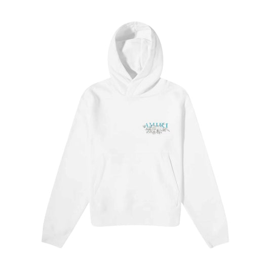 AMIRI FLORAL LOGO HOODIE