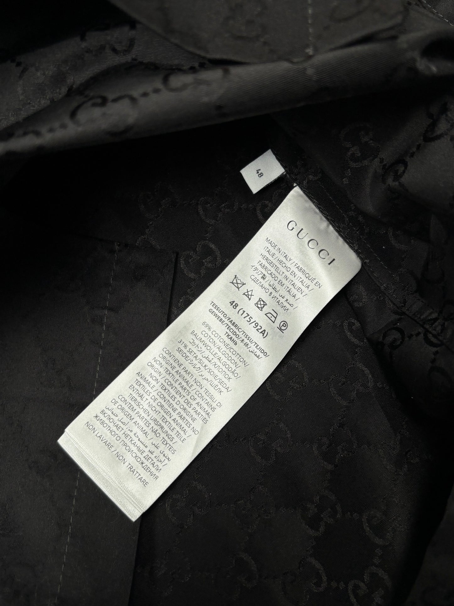 GUCCI GG CANVAS SHIRT