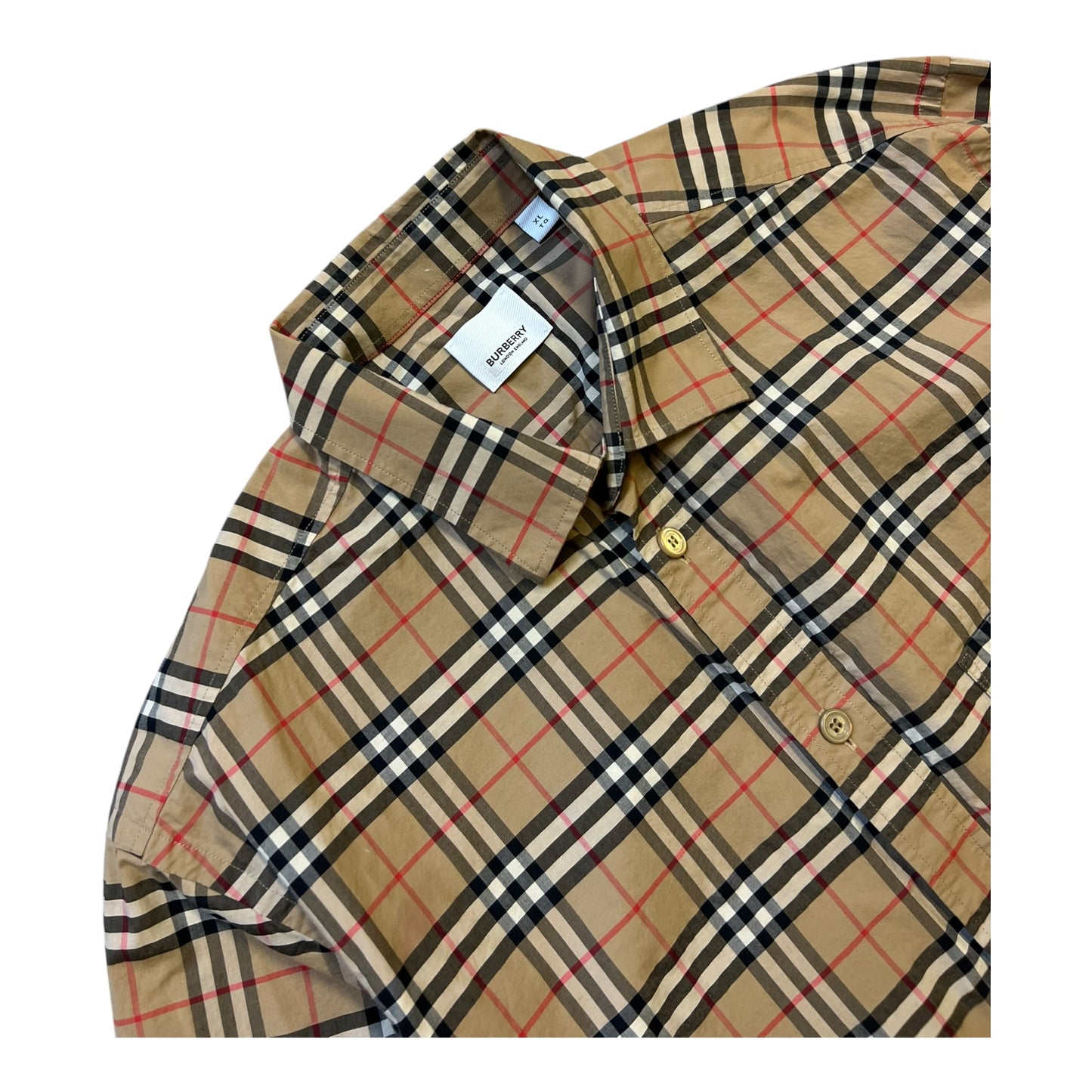 BURBERRY CHECK MONOGRAM SHIRT