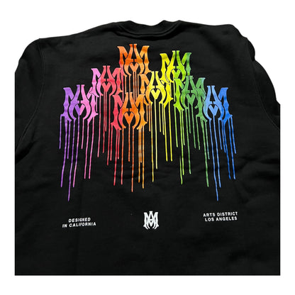 AMIRI RAINBOW DRIP CREWNECK