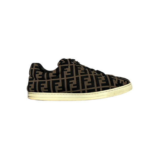 FENDI FULL MONOGRAM LOW-TOPS