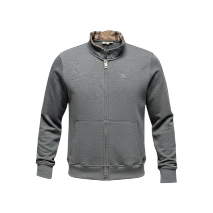 BURBERRY CHECK ZIP UP