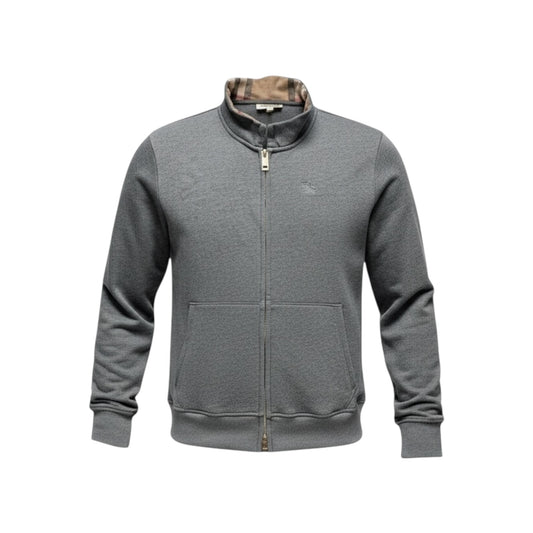 BURBERRY CHECK ZIP UP