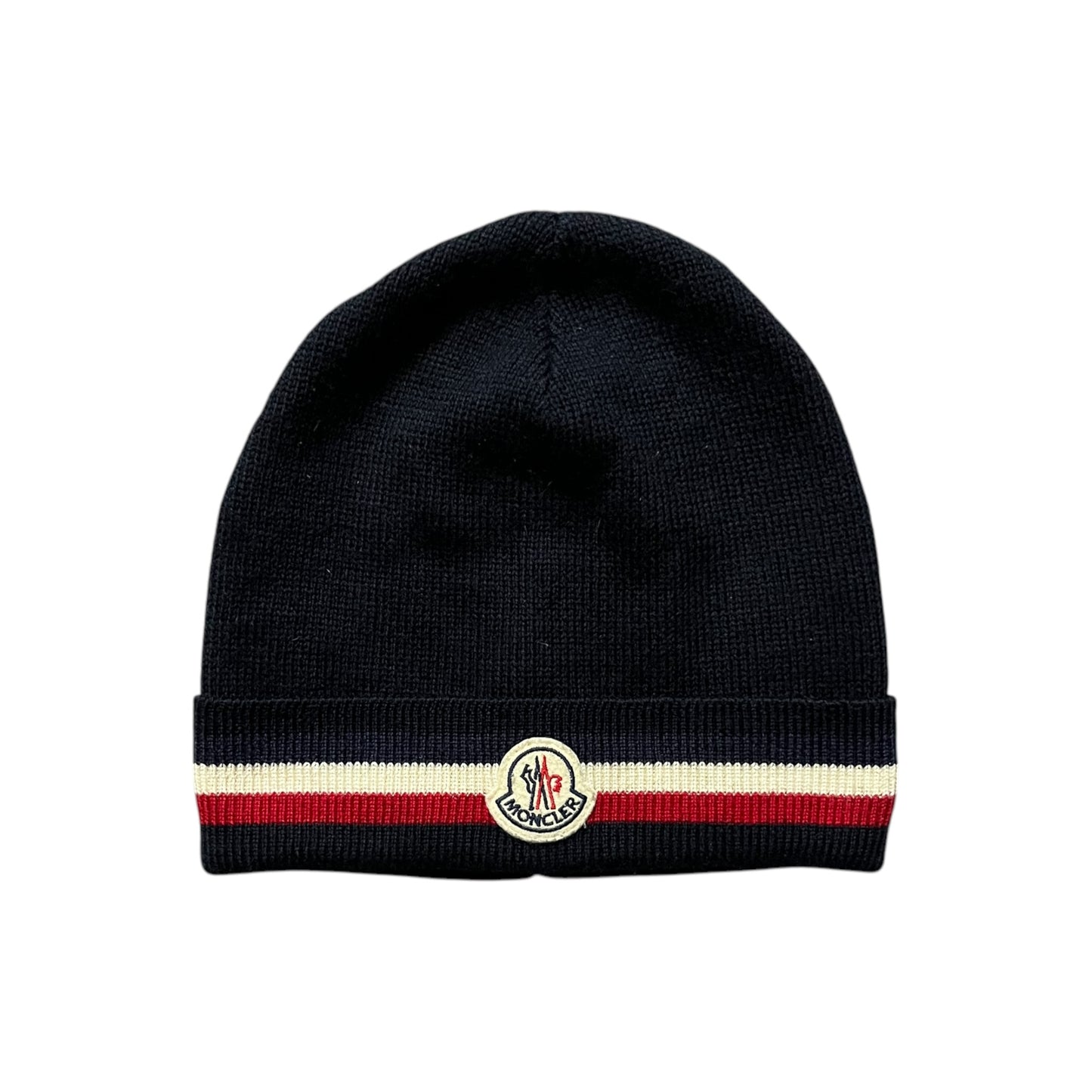 MONCLER TRICOLOR WOOL BEANIE