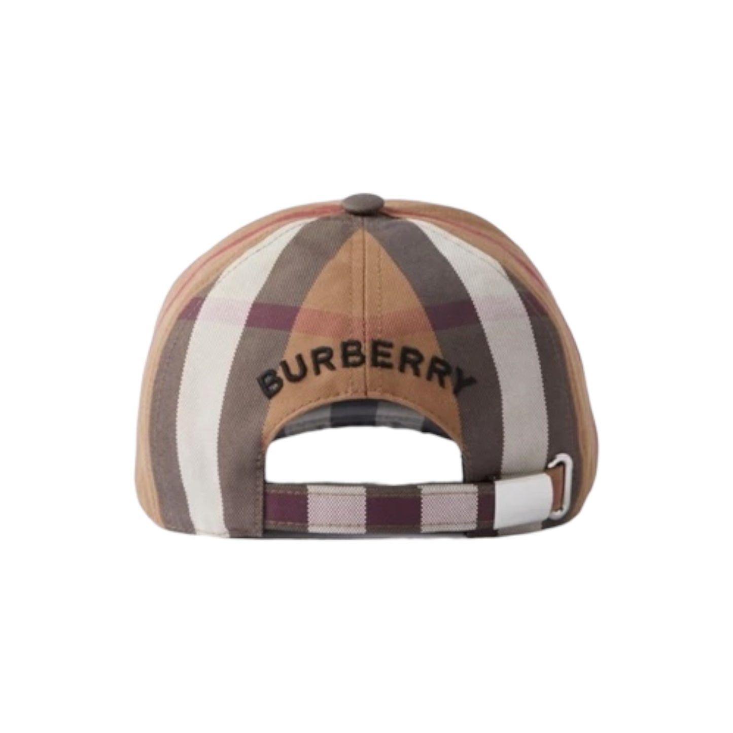 BURBERRY CHECK COTTON BASEBALL CAP