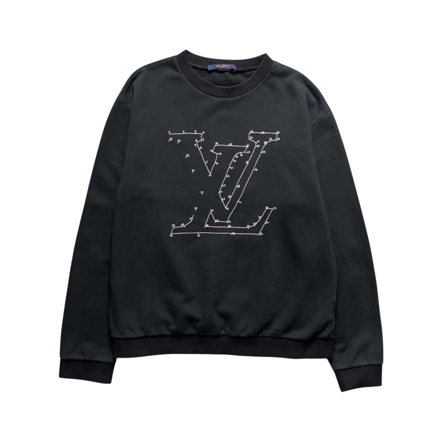 LOUIS VUITTON STITCH PRINT SWEATSHIRT
