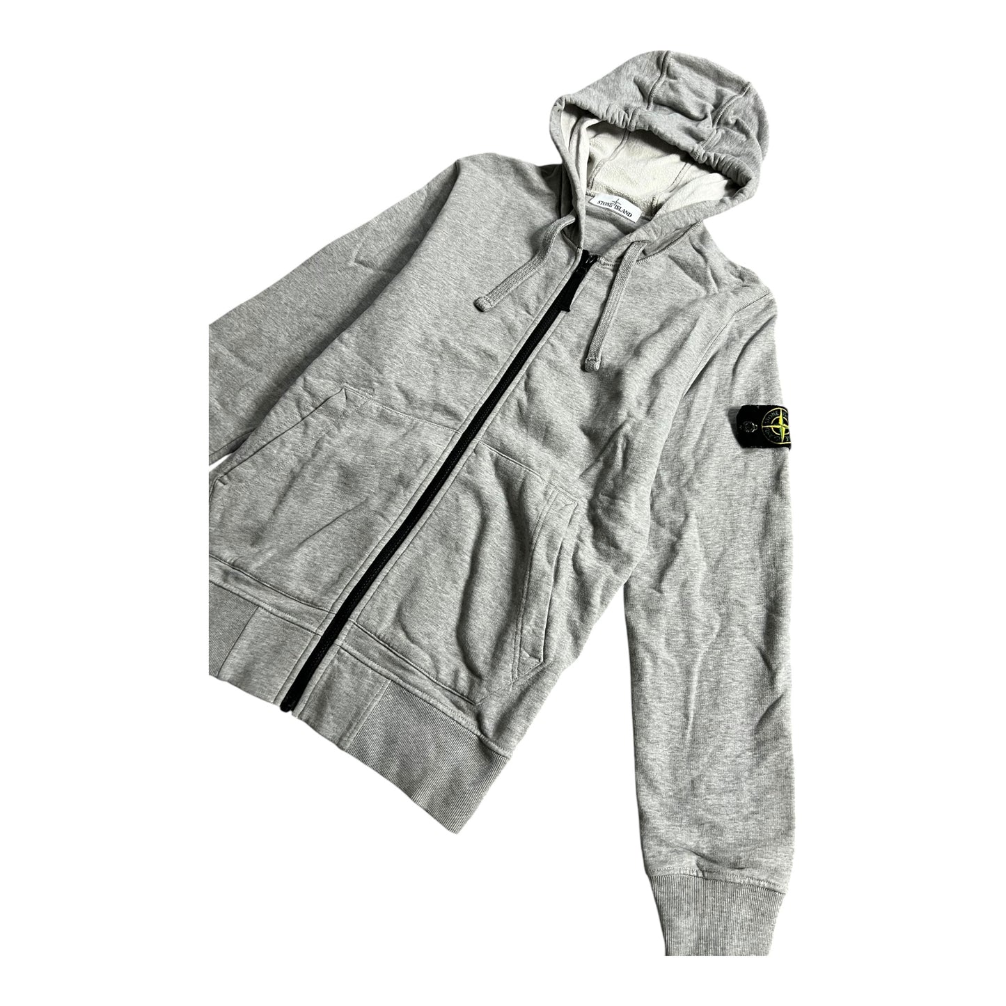 STONE ISLAND ZIP UP HOODIE