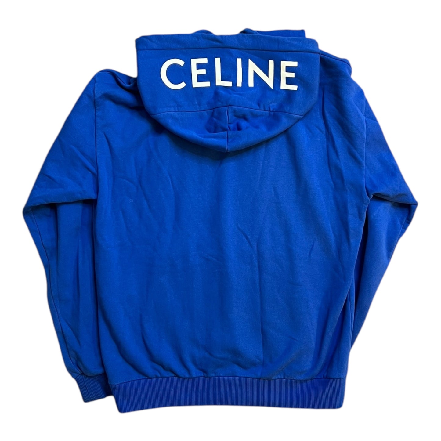 CELINE HOOD TEXT HOODIE