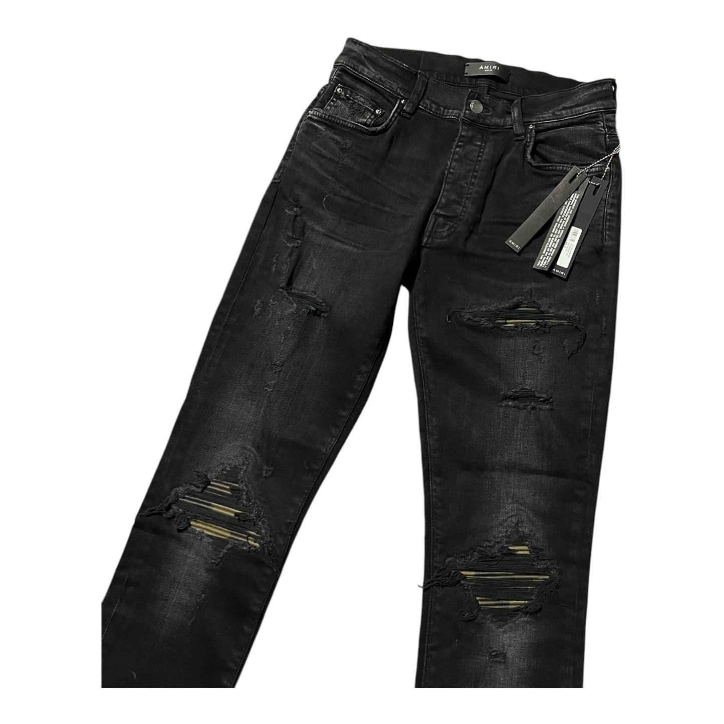 AMIRI LEATHER CAMO MX1 JEANS