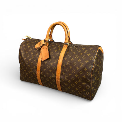 LOUIS VUITTON MONOGRAM KEEPALL 50