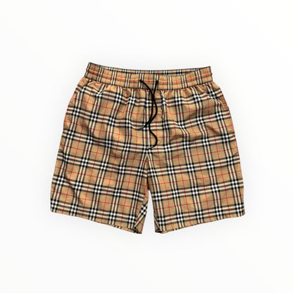BURBERRY CHECK SWIM SHORTS