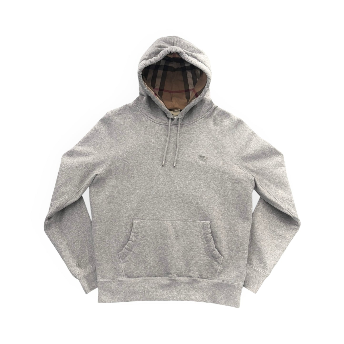 BURBERRY CHECK PULLOVER HOODIE