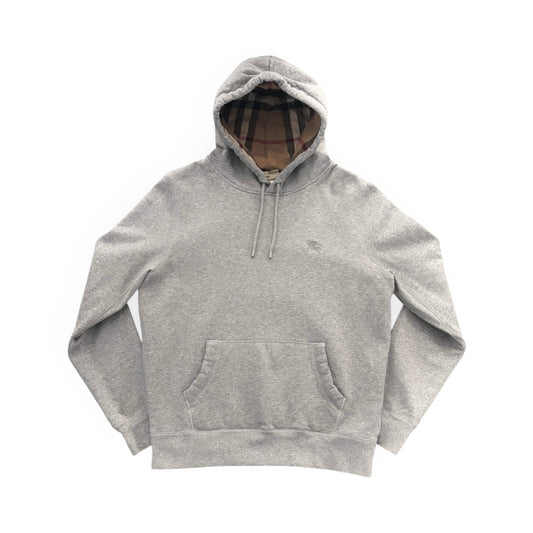 BURBERRY CHECK PULLOVER HOODIE