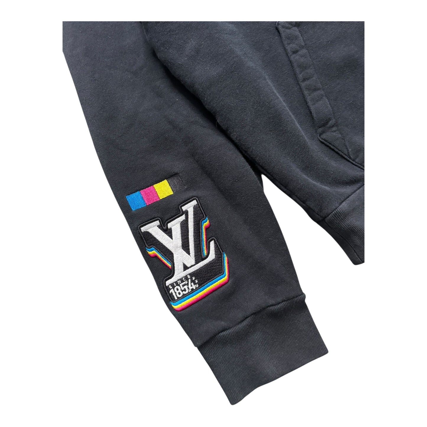 LOUIS VUITTON JAZZ MULTI LOGO ZIP UP HOODIE