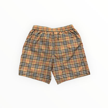 BURBERRY CHECK SWIM SHORTS