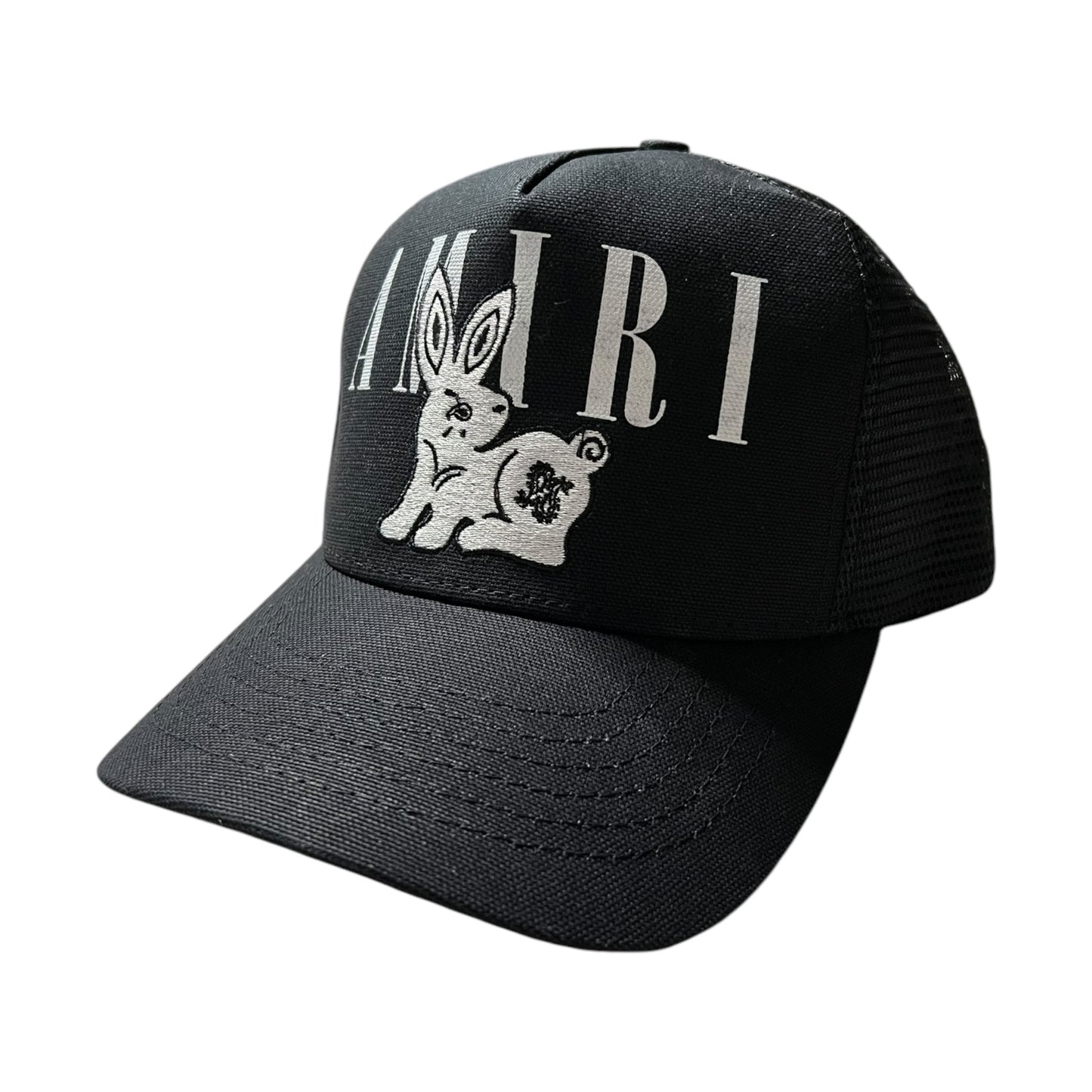 AMIRI RABBIT TRUCKER HAT