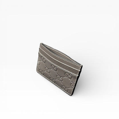 GUCCI GG EMBLEM CARD HOLDER