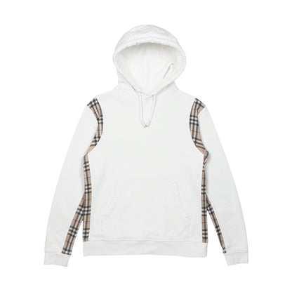 BURBERRY CHECK PANEL HOODIE