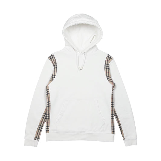 BURBERRY CHECK PANEL HOODIE