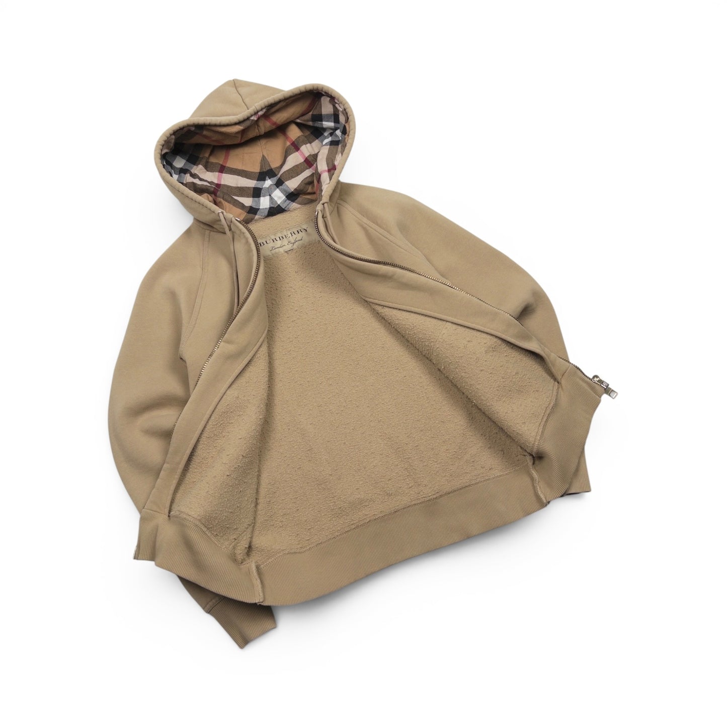 BURBERRY CHECK HOODIE